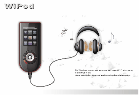 Badkamerradio: Wipod Draadloos Audio Systeem Badkamer Audio 2a